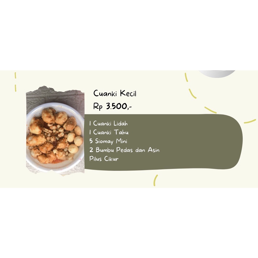 

Cuanki Instan Kering Porsi Kecil [Tanpa Basoaci]