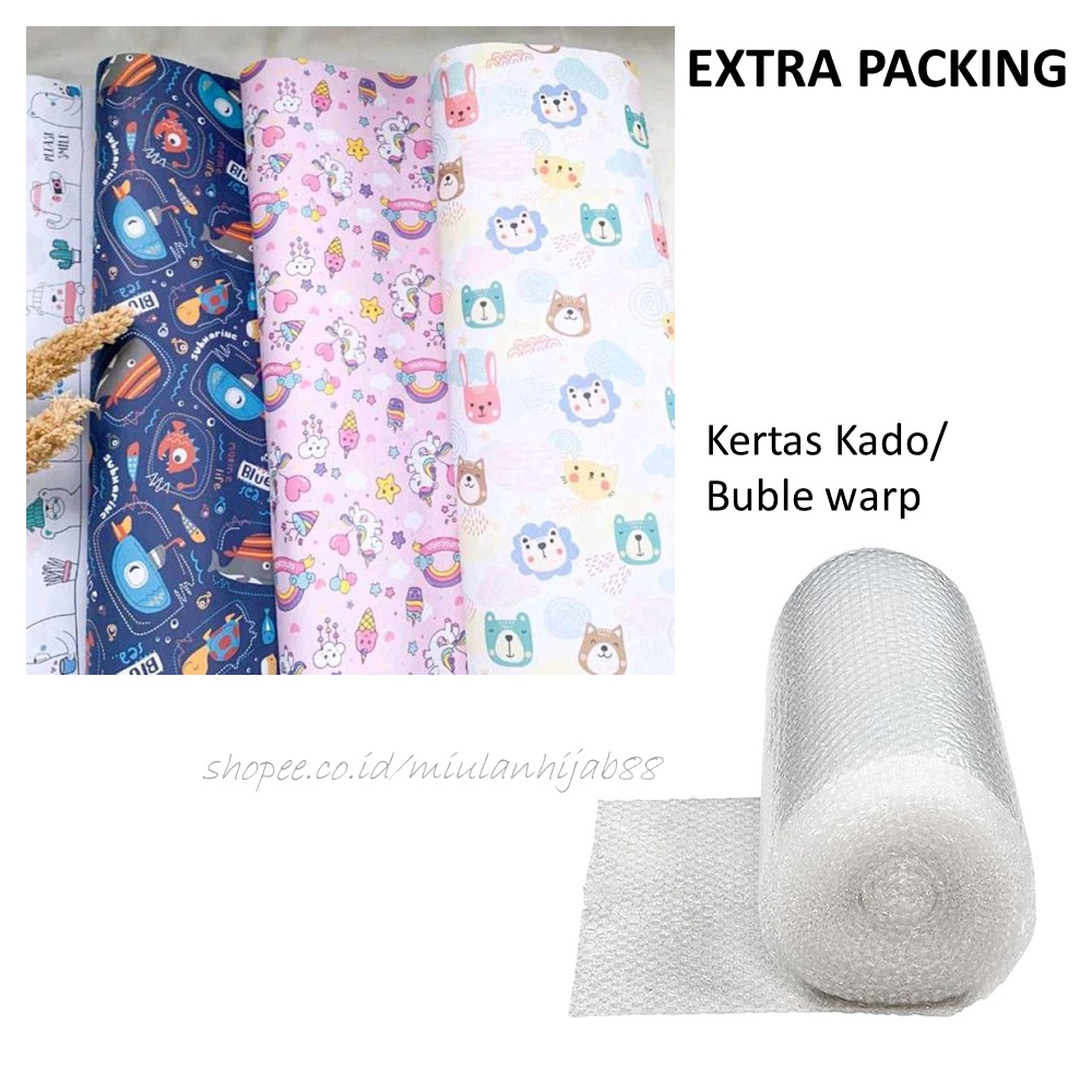 

EKSTRA PACKING Bubble warp /kertas kado TAMBAHAN