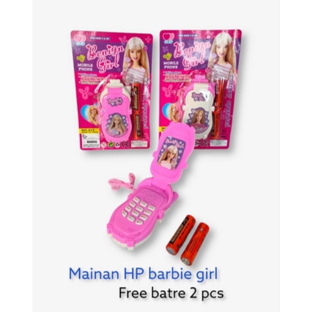 Mainan Hp Lipat / Hp Karakter Boneka