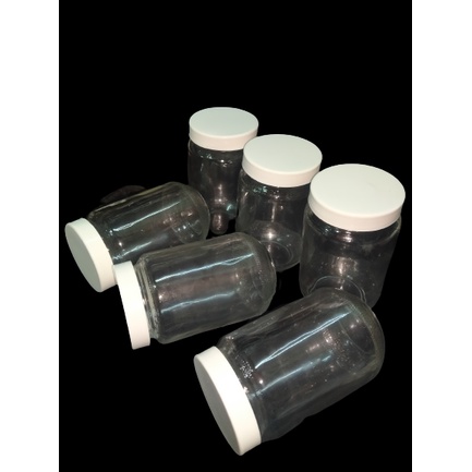[6pcs] Toples Jar Gelas Kaca Cantik tutup Putih | Gelas Kaca Tutup Putih HGP 17352