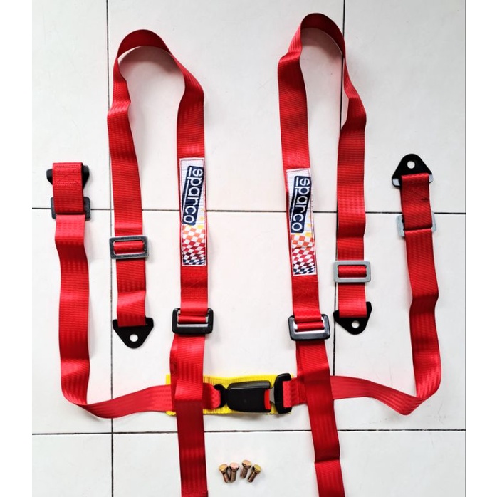 SAFETY BELT RACING 4 POINT/ 4 TITIK SPC