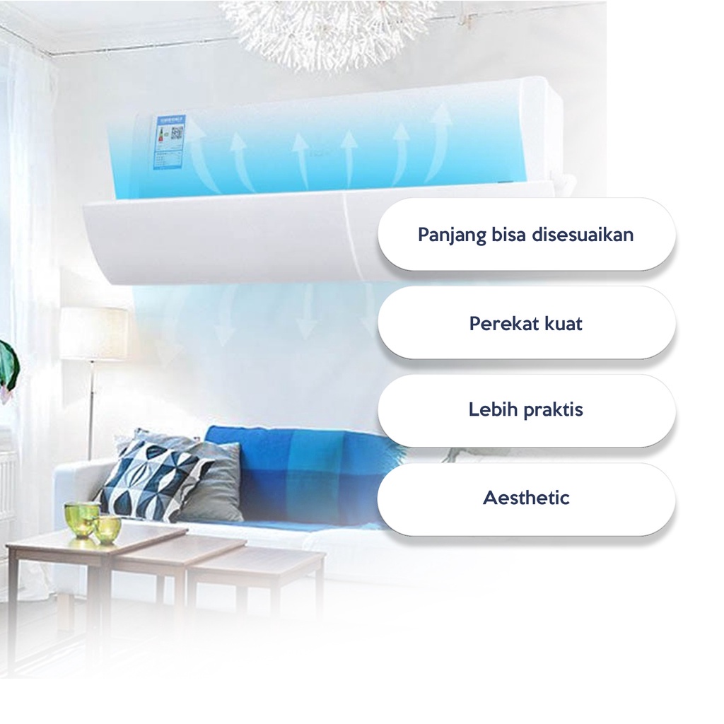 Serbagrosirmurah Reflecor talang Penahan Dingin Windshield AC Acrylic akrilik air screen cover reflektor 2020/21A