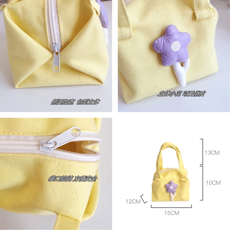 TIFANY TOP HANDLE BAG / TAS MINI FASHION WANITA / CUTE MINI FLUFFY BAG/ TAS EMPUK FLUFFY KOREA / TAS TANGAN KOREA