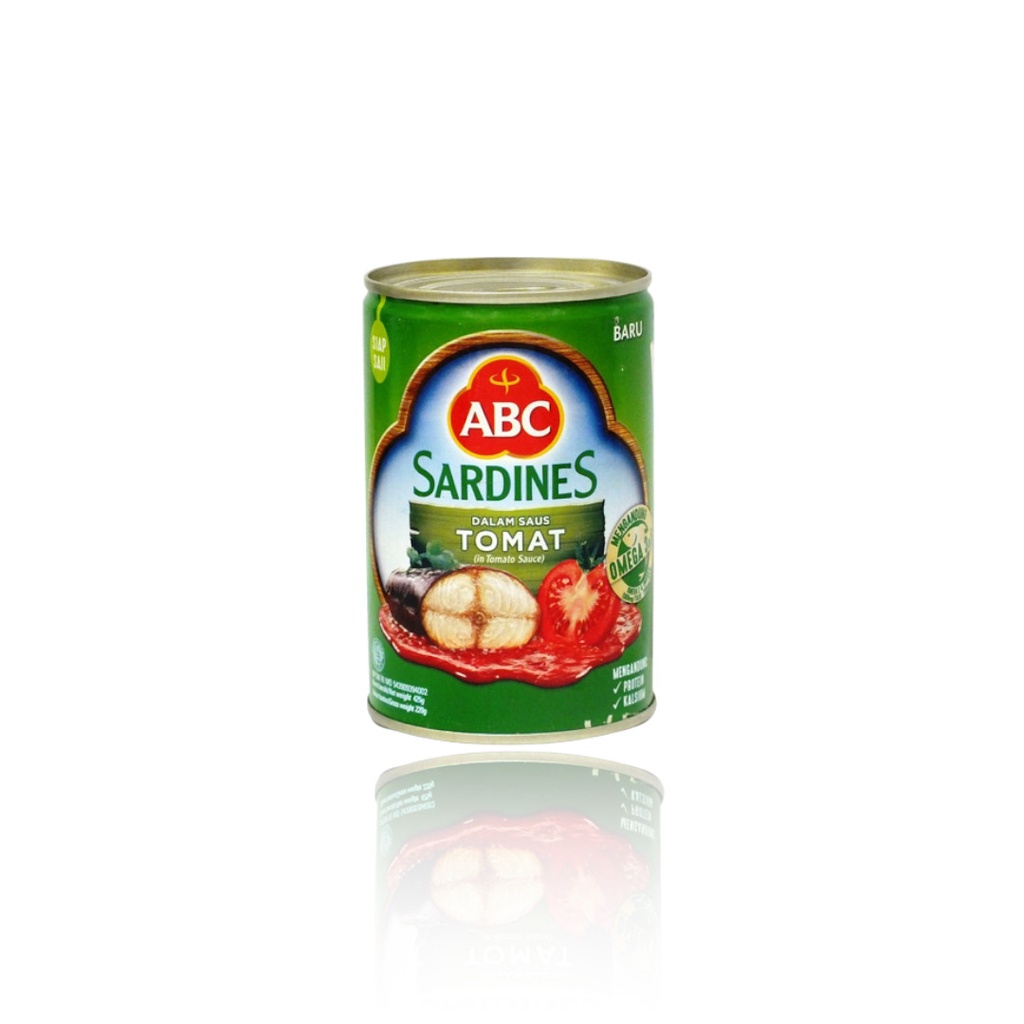 SARDINES ABC 425 GR TOMATO SAUCE DEPOT KULINER