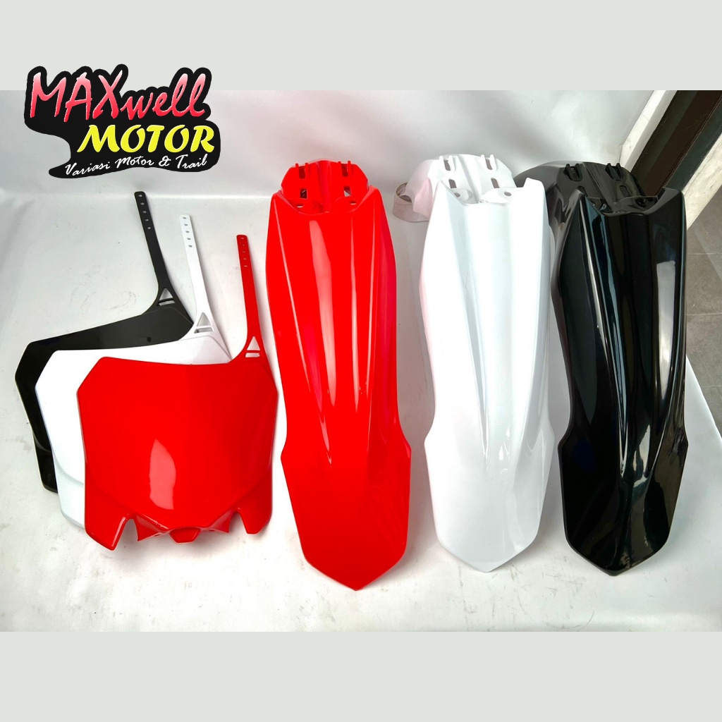 PAPAN NOMOR DAN SPAKBOR DEPAN CRF 250