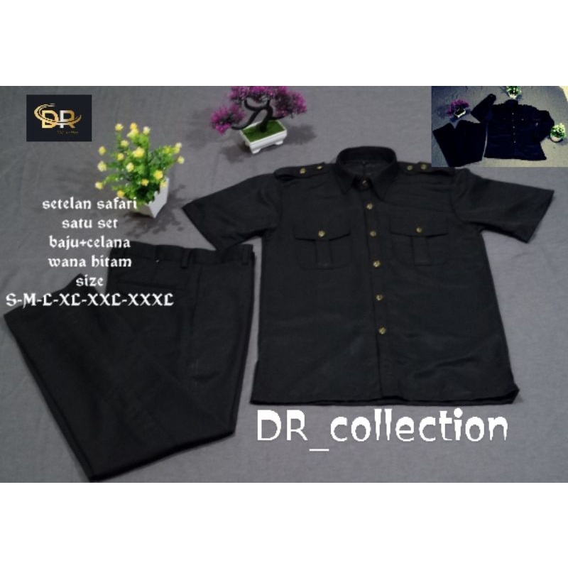 seragam safari baju safari setelan safari security safari satpam
