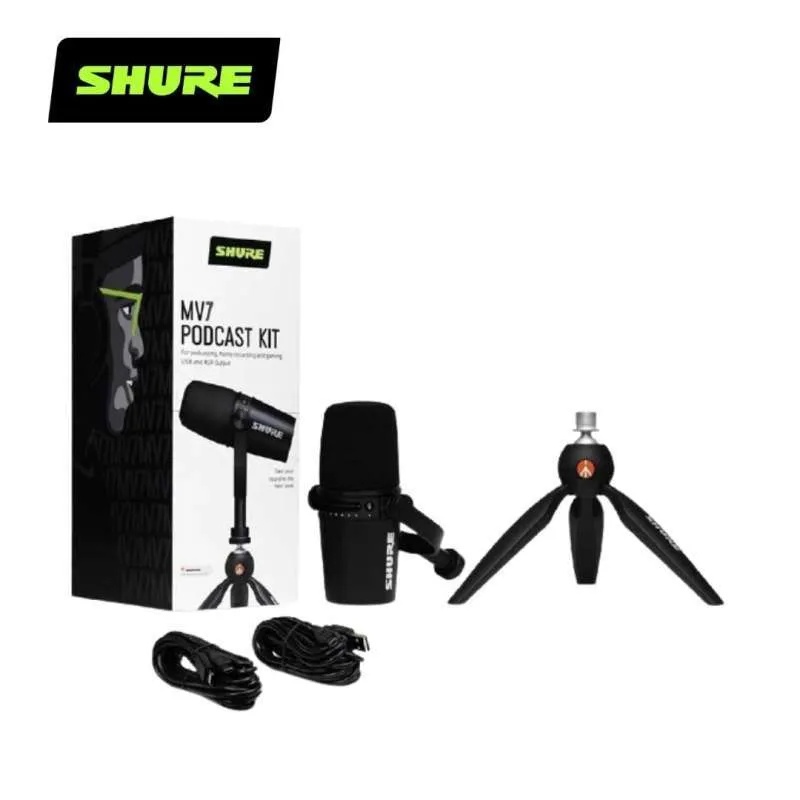 Shure MV7 MV7-K MV7K MV7X USB Microphone Mic for Podcasting