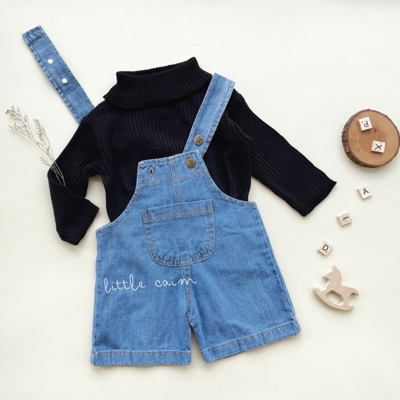 LITTLECAIM - OVERALL PANTS DENIM | overal anak | baju anak jeans | overall jeans