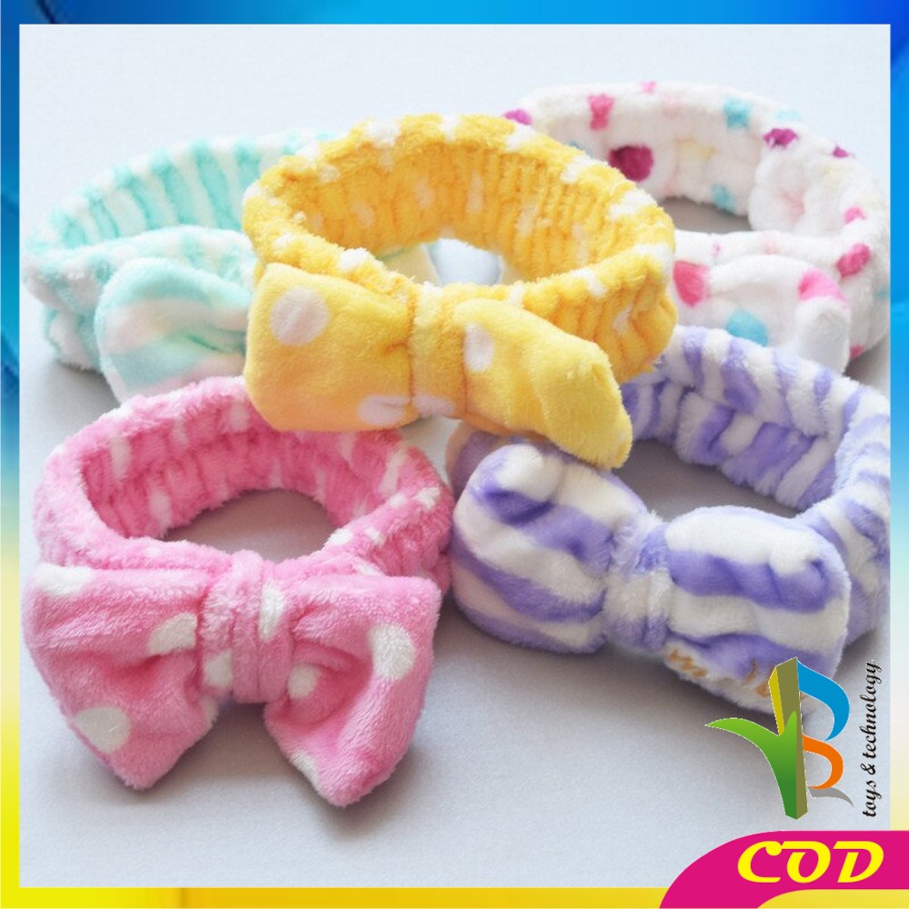 RB-C67-70 Bandana Masker / Bando Mandi Facial Headband Hairband Korea Model Pita Kelinci Kucing