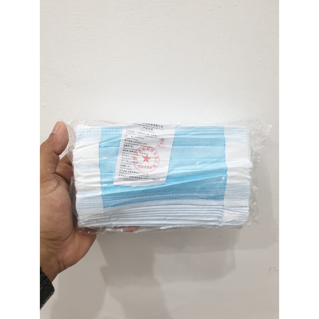 masker tebal 3 ply (tanpa box)