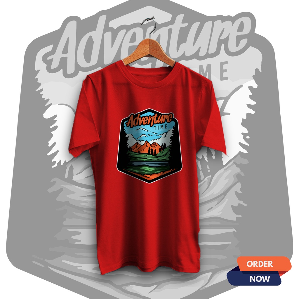KAOS ADVENTURE / PENDAKI / KAOS PENDAKI GUNUNG / BAJU PRIA WANITA / T=SHIRT DISTRO / OUTDOOR / PENDA