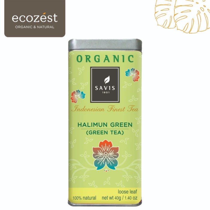 

SAVIS - ORGANIC GREEN TEA 50G