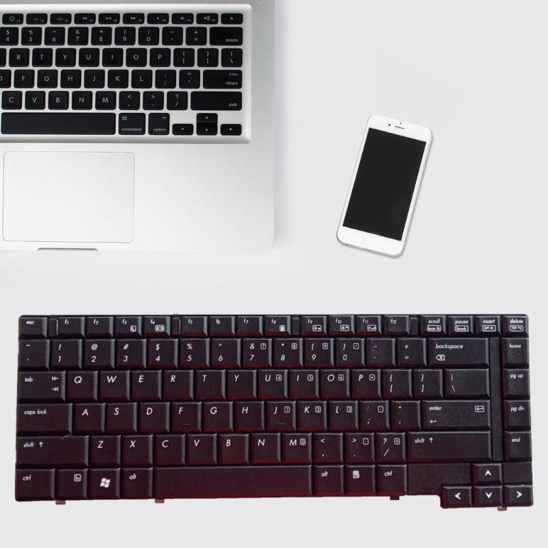 Btsg Layout US Keyboard Inggris Untuk HP 6530B 6535B Compaq Penggantian Bagian Perbaikan