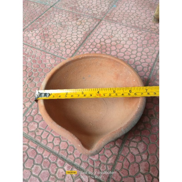 Kowi pelebur emas diameter 18 cm