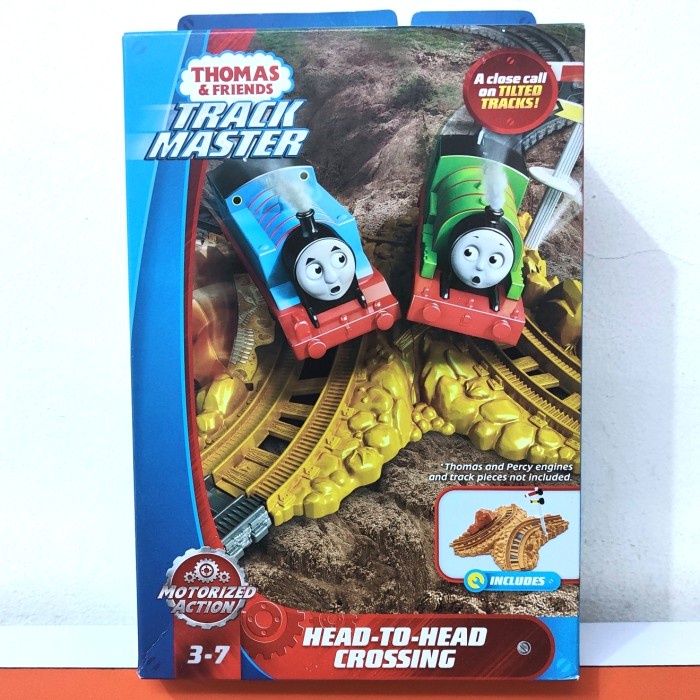 Kereta Track Head To Head Crossing Thomas And Friends - Belokan Rel Kereta Mainan