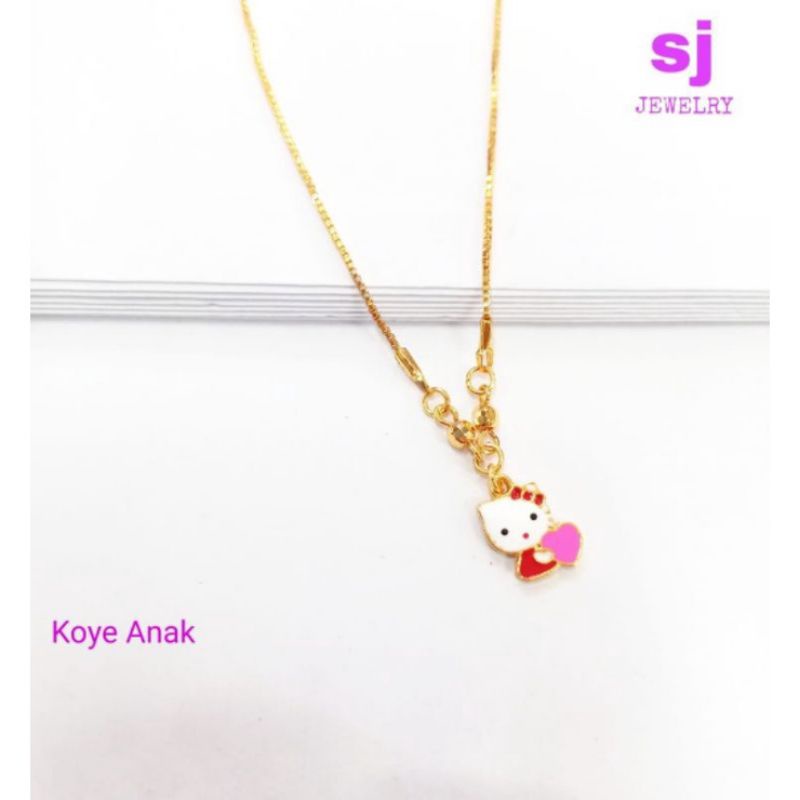 KALUNG KOYE LIONTIN ANAK KARAKTER LUCU UNIK DAN CANTIK