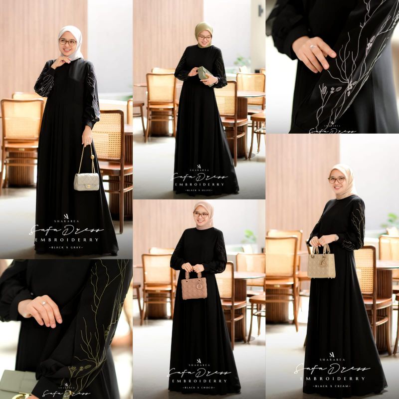 SAFA DRESS EMBROIDERY BY SHARAREA