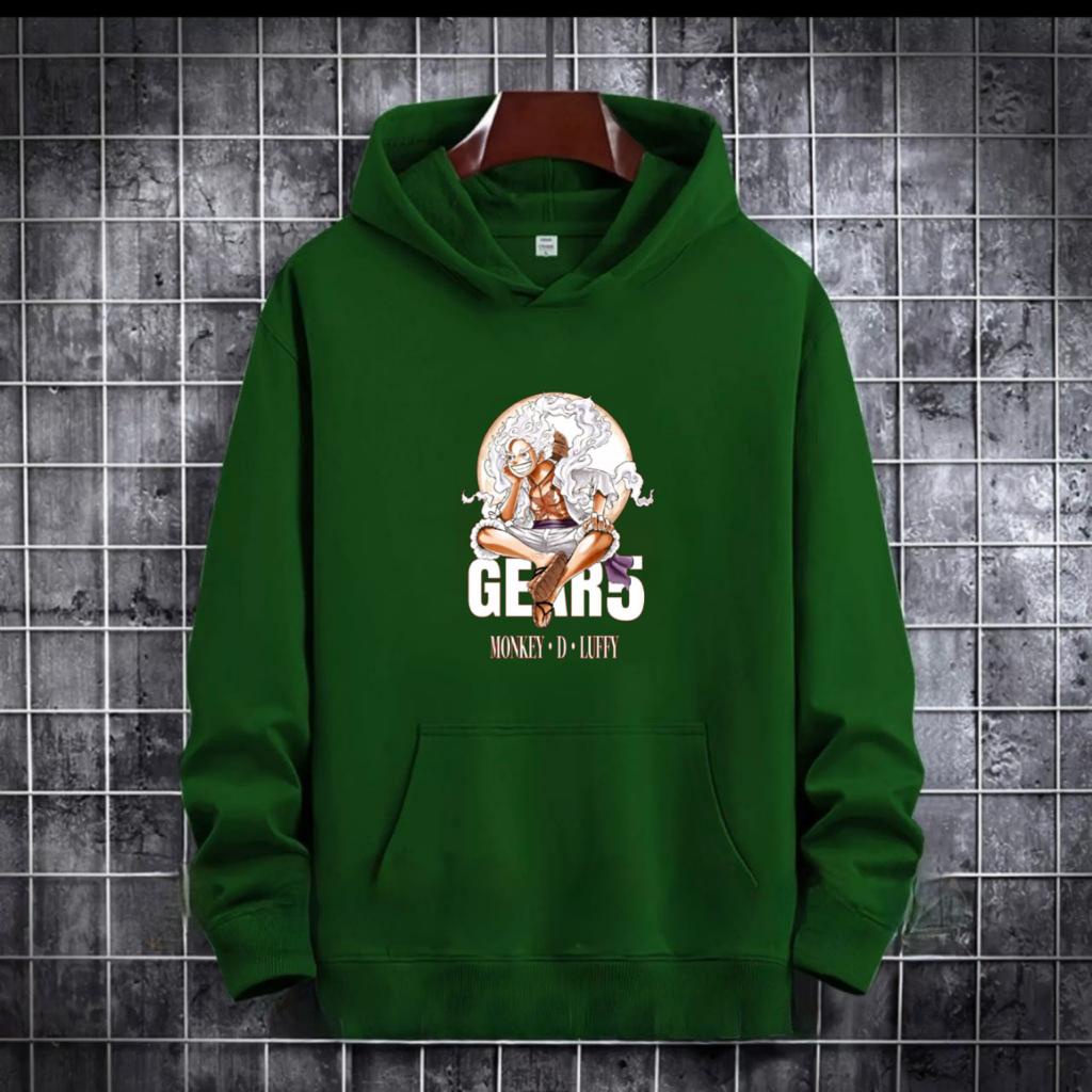 SWEATER HOODIE GEAR5 ONE PIECE / HOODIE MURAH TERLARIS / HOODIE UNISEX / HOODIE PRINTING