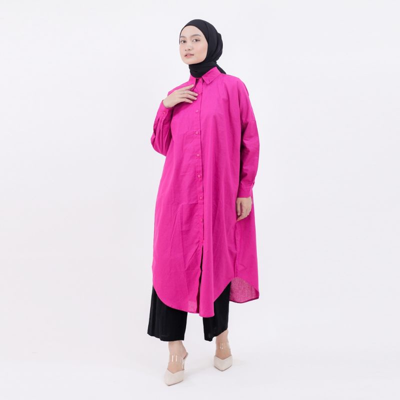 Kemeja Wanita Linen / Dwyne Tunik