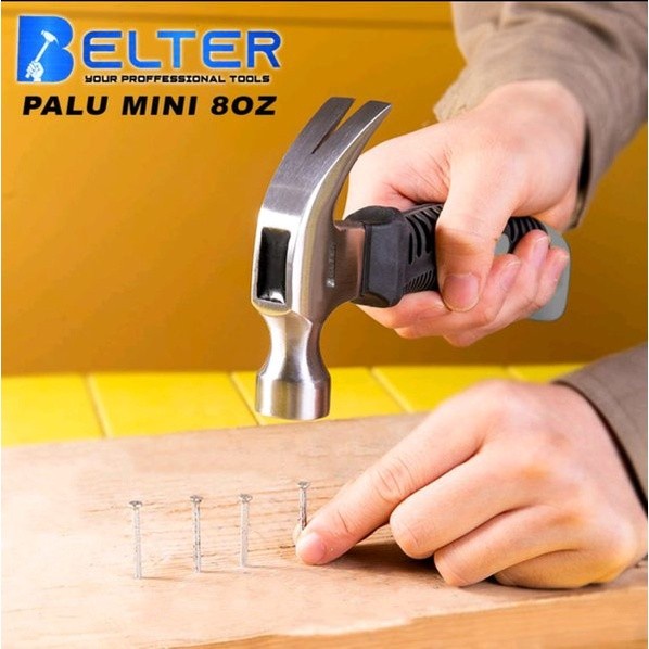 Palu Kambing Mini 8 OZ Gagang Cebol Pendek Mini Claw Hammer