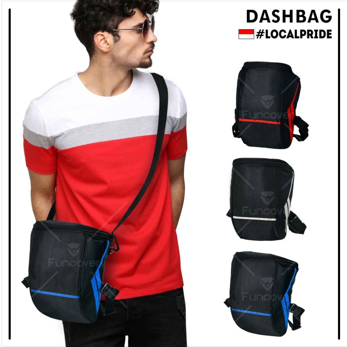 Tas Box Motor Dashbag TankBag Tas HP GPS Selempang Slingbag Waterproof