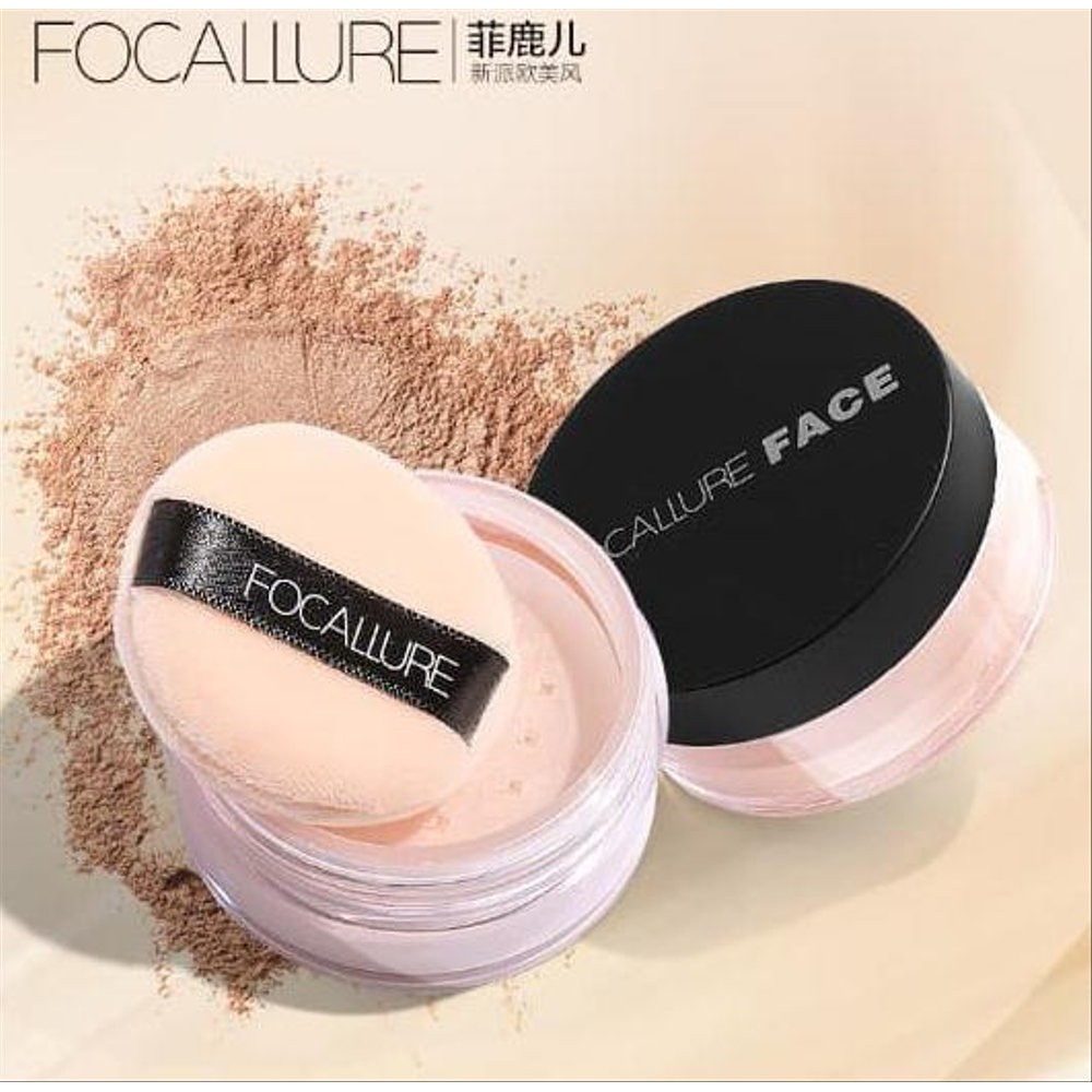 FOCALLURE FA15 Super Fine Loose Powder - 3 Colours Bedak Tabur | FA 15 Powder 3 Colours