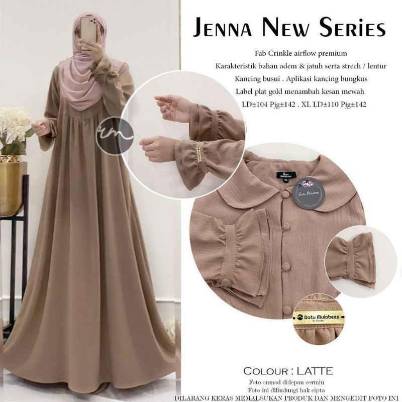 Dress wanita Jenna maxy ori by ratu mulabess
