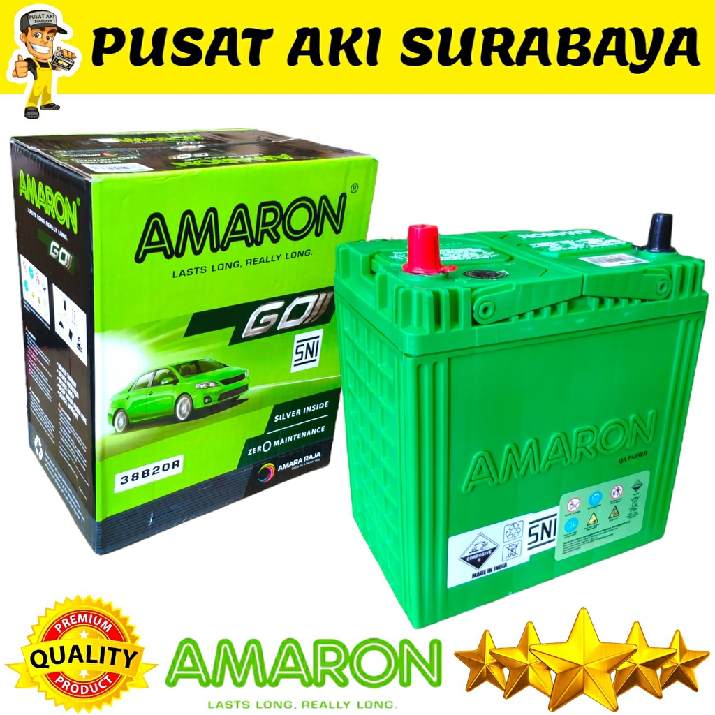 AMARON GO 38B20R 35 AMPER NS40Z XENIA GRAND MAX TERIOS LUXIO RUSH AGYA KATANA ESPASS AVANZA FUTURA MAVEN GLS GLX