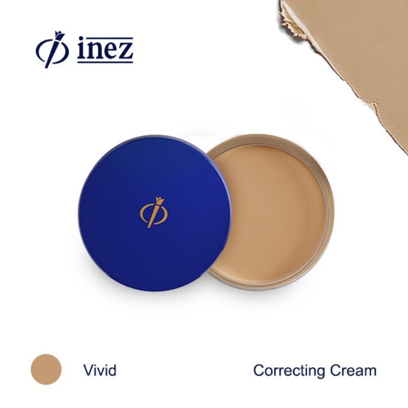 Inez Correcting Cream / color contour plus / foundation padat / alas bedak padat / contour wajah