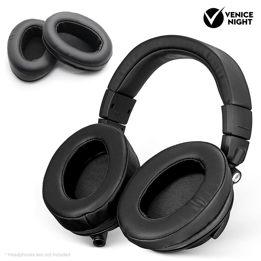 (VNEP) (Berkabel) 1 Pasang Penutup Telinga Lembut Pengganti Headphone Tutup Pelindung Aksesori Headset