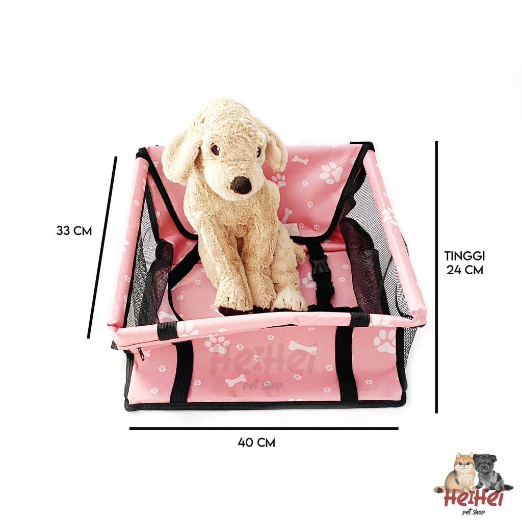 Kotak Kursi Tempat Duduk Anjing Kucing Waterproof Mobil - Pet Car Seats Travel for Dog Cat