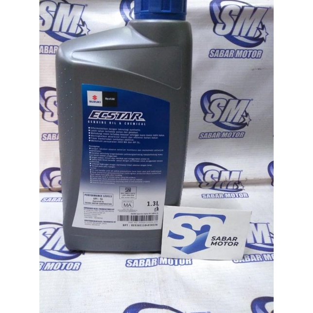 OLI SGO ECSTAR R7000 10W-40 API SL 1.3L / Oli Suzuki GSX 1300ml