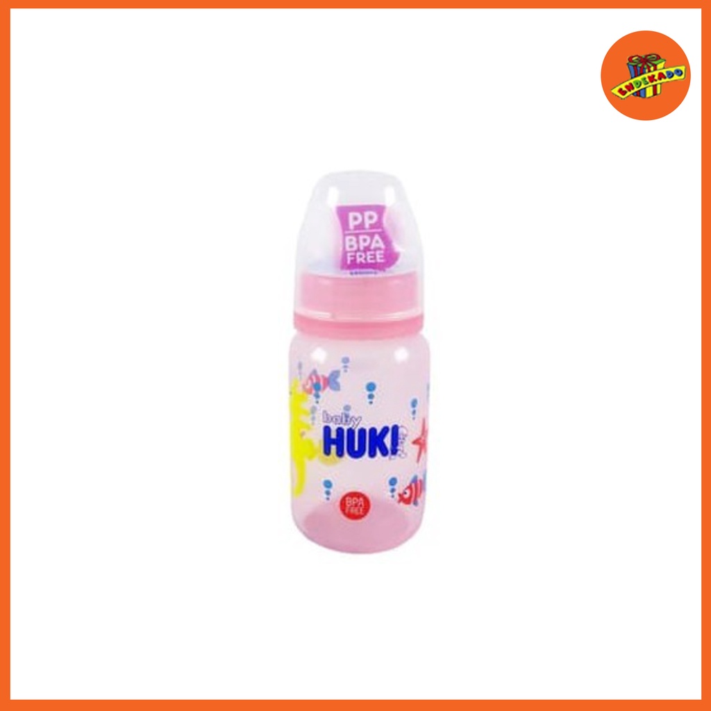 HUKI Orthodontic Nipple PP 120ml - Botol Susu Bayi 120ml