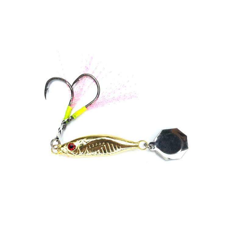 Metal Jig Little Jack Gold 10 Gram + Double Assist