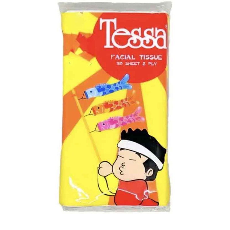 TESSA / FACIAL / TISSUE / TISU WAJAH / 50 SHEET / 2 PLY