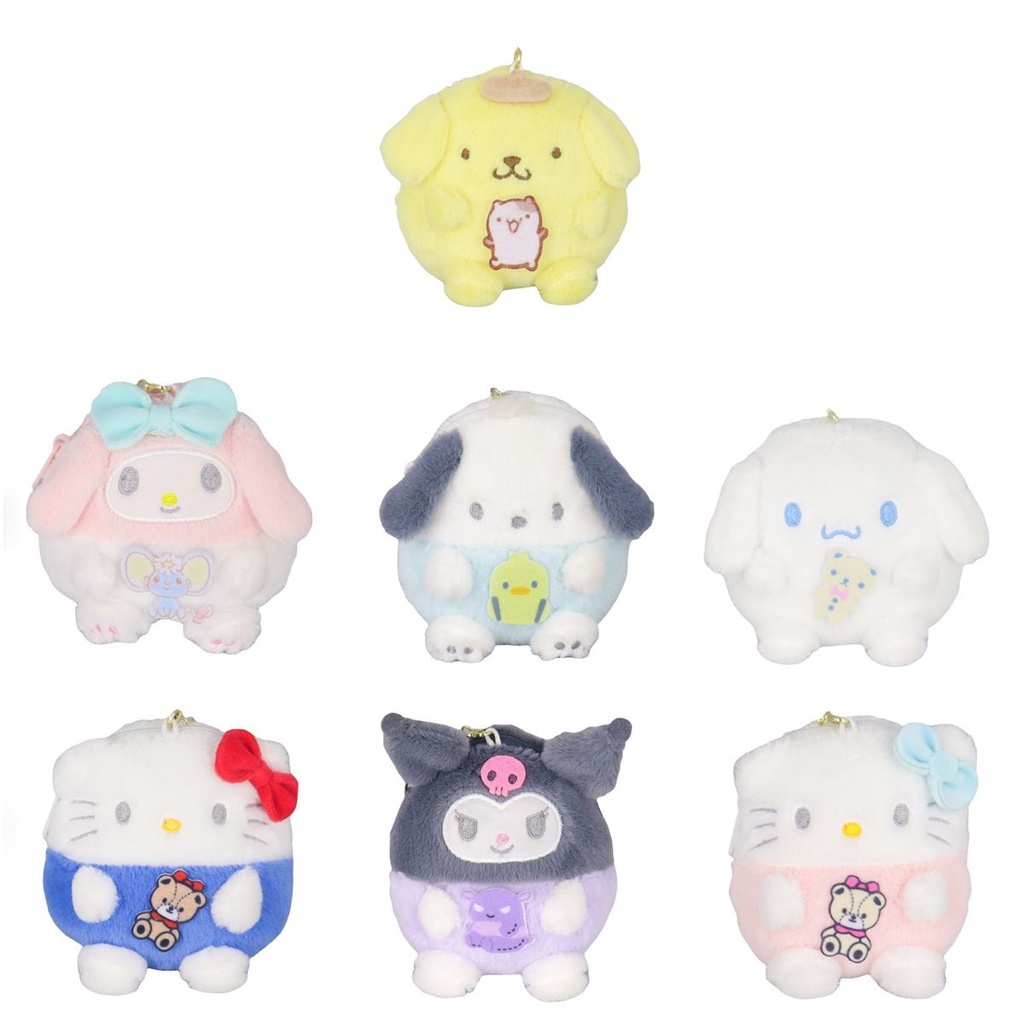 BONEKA DOMPET KOIN TAS MINI SANRIO MELODY CINNAMOROLL KUROMI HELLO KITTY POMPOMPURIN POCHACCO DOG IMPOR LUCU UNIK