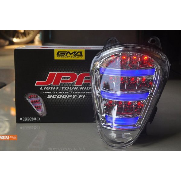 lampu stop LED JPA Scoopy fi senja merah