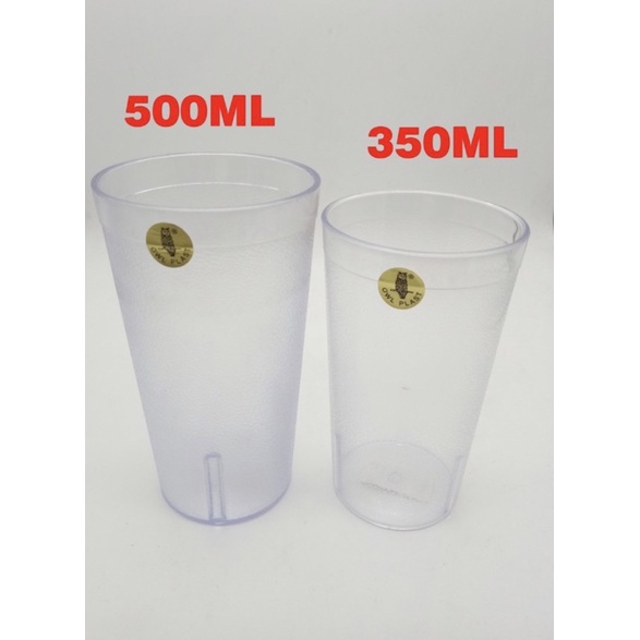 Gelas Owl Plastik Anti pecah Gelas 500 ML Owl