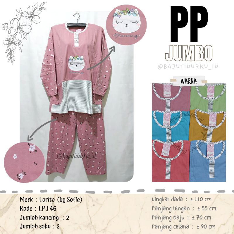 PART 1 PP JUMBO LORITA BAJU TIDUR BABYDOLL