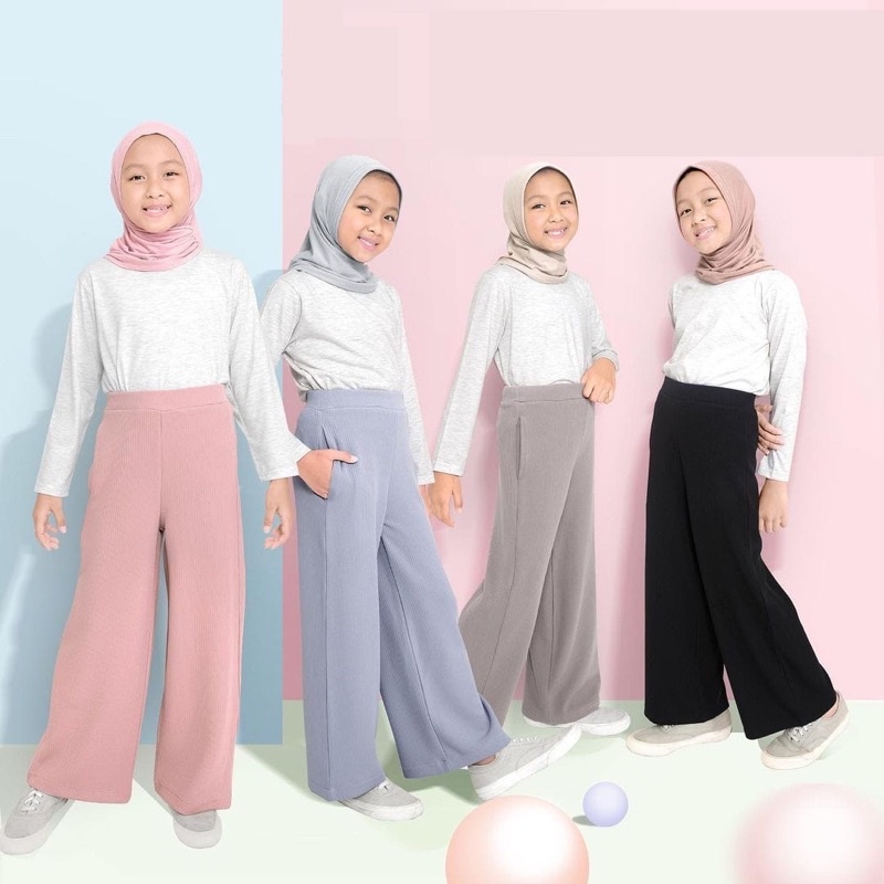 CELANA KULOT ANAK PEREMPUAN 4-12 TAHUN / KULOT SCUBA ANAK / CELANA SCUBA ANAK TANGGUNG