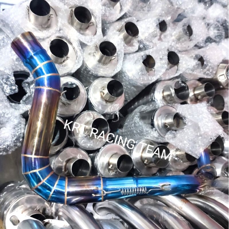 Leher Beat Deluxe 2020 up 38mm Bluemon Pelangi Knalpot Racing Ngacung Njengat Atas