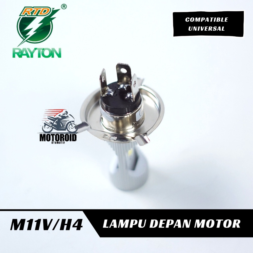 LAMPU RTD M11V-H4 8 MATA LED MOTOR BEBEK MATIC RAYTON Power 9W 8L