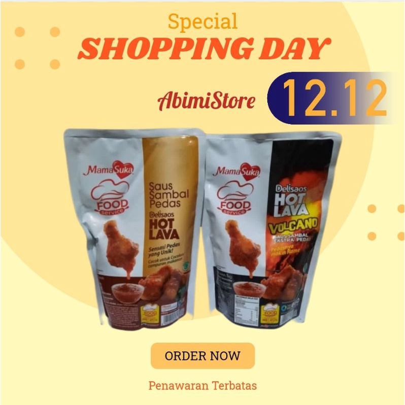 

DELISAOS HOT LAVA & HOT LAVA VOLCANO 1KG Mamasuka - HotLava