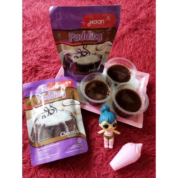 

pudding coklat haan