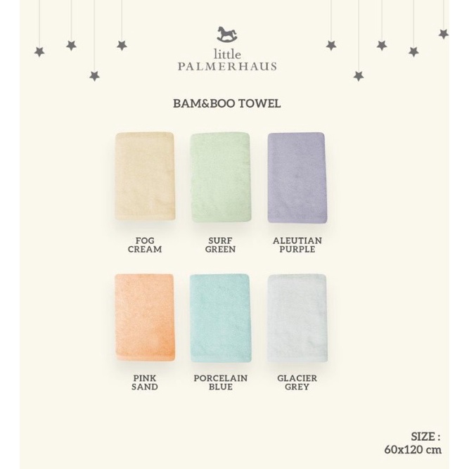 LITTLE PALMERHAUS BAMBOO / BAMBOO TOWEL / PALMERHAUS HANDUK BAYI MASON / PALMERHAUS HANDUK BAYI - BELLA SHOP