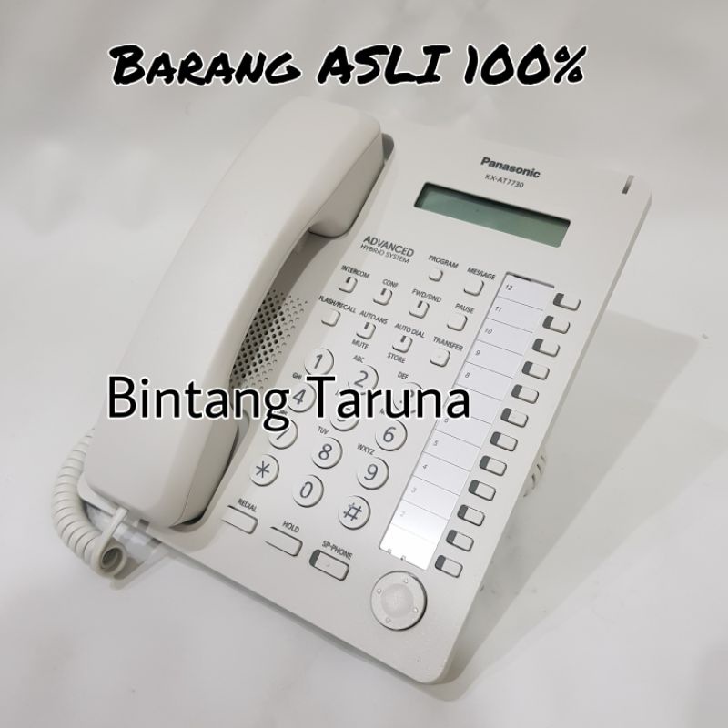 Telepon Digital Panasonic KX-AT7730 versi model baru dari KX-T7730 Telepon kabel Panasonic AT7730