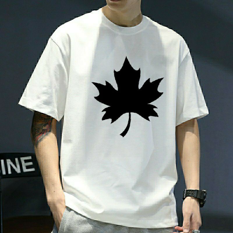 Kaos Oversize Pria MAPLE Atasan Tshirt Pria Cotton 24s
