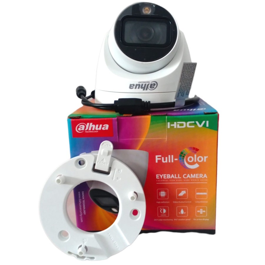 Dahua DH HAC T1A29P Full Colour Kamera CCTV DAHUA Colorvu Dome 2Mp DAHUA COOPER
