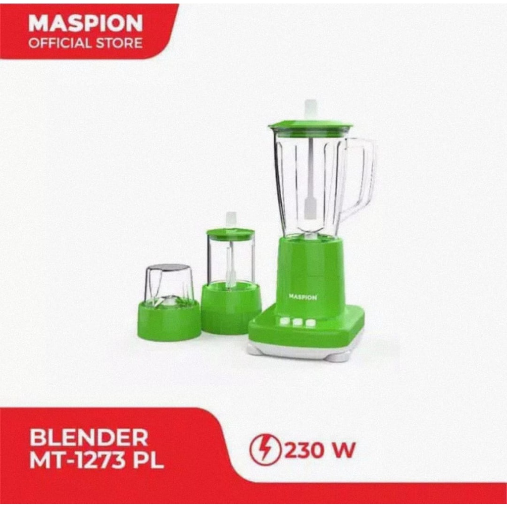 MASPION Blender 3in1 Plastik 1 Liter MT-1273 PL