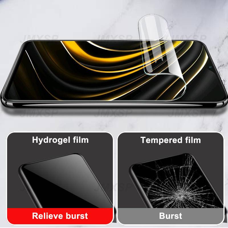 3pcs Film Pelindung Layar Hydrogel Untuk Xiaomi Poco F1 F2 F3 F4 M2 M3 M4 M5 M5s X2 X3 X4 C3 C40 Pro GT NFC 5G